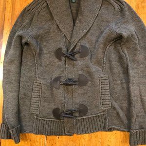 Ralph Lauren cotton cardigan with leather buttons